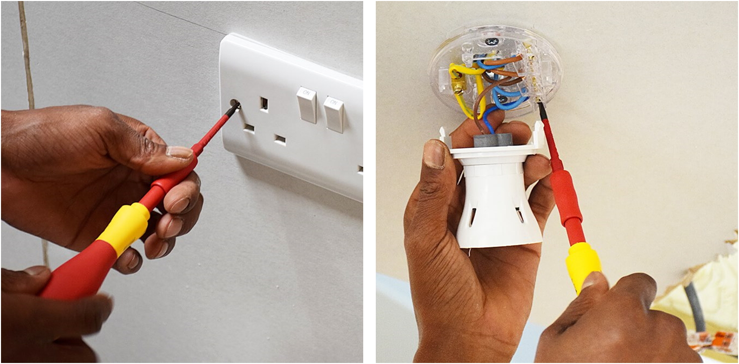 ידית מברג מבודדת עם תפס לביטים WIHA 34577